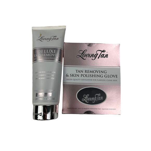 Loving Tan - Tan Remover Skin Polish Glove and Deluxe Tan Remover Bundle - Picture 1 of 2